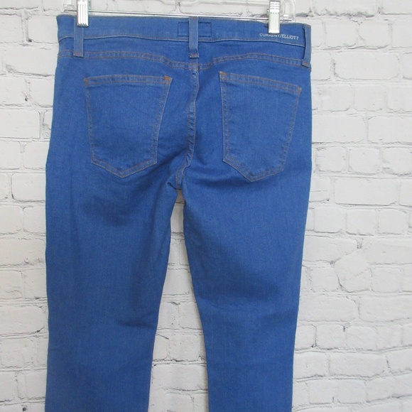 Current/Elliot Jeans High Rise Skinny Cropped at Ankle - Picture 4 of 7